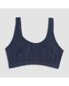 Lot de 3 Brassières Yazido beige clair, gris et bleu marine