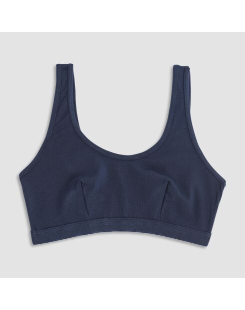 Lot de 3 Brassières Yazido beige clair, gris et bleu marine