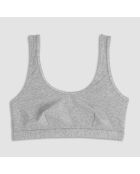 Lot de 3 Brassières Yazido beige clair, gris et bleu marine