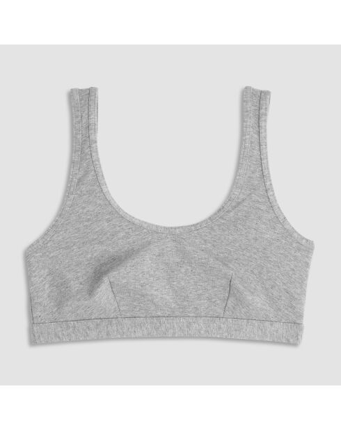 Lot de 3 Brassières Yazido beige clair, gris et bleu marine