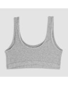 Lot de 3 Brassières Yazido beige clair, gris et bleu marine