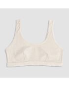 Lot de 3 Brassières Yazido beige clair, gris et bleu marine