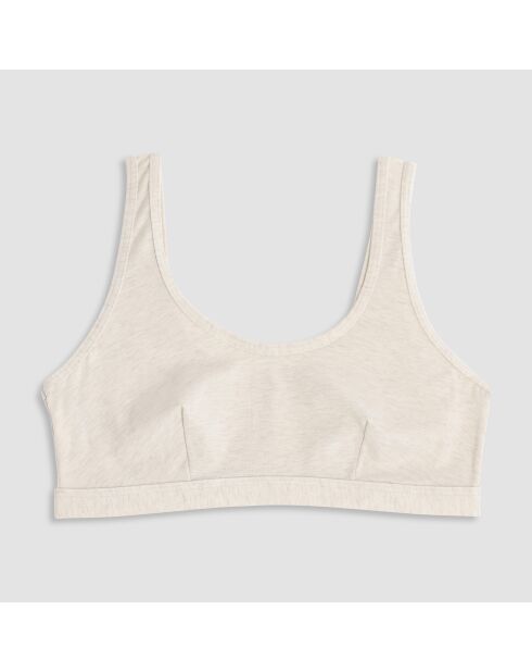 Lot de 3 Brassières Yazido beige clair, gris et bleu marine