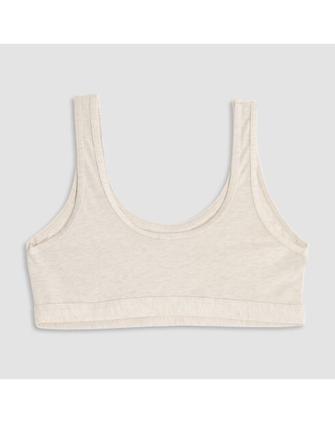 Lot de 3 Brassières Yazido beige clair, gris et bleu marine