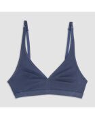 Soutien-gorge Triangle sans armature Aran bleu