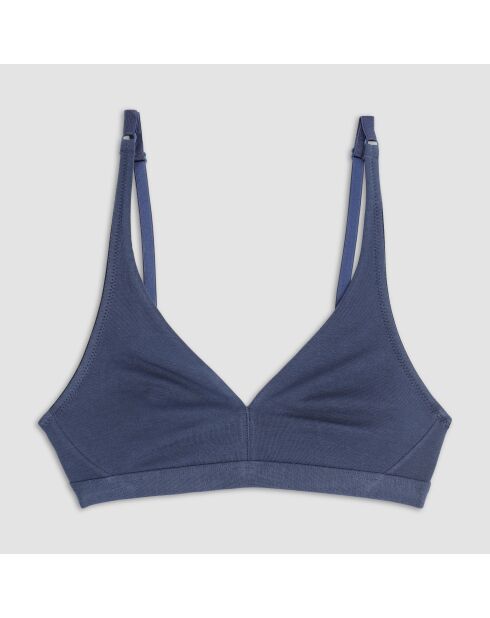 Soutien-gorge Triangle sans armature Aran bleu