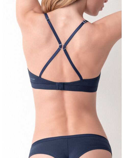 Soutien-gorge Triangle sans armature Aran bleu