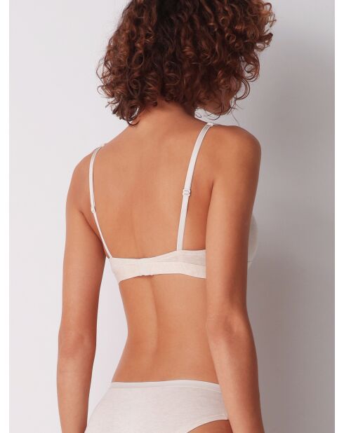 Soutien-gorge Triangle sans armature Aran mélange naturel
