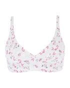 Soutien-gorge Triangle Vielne sans armature imprimé gris mélangé