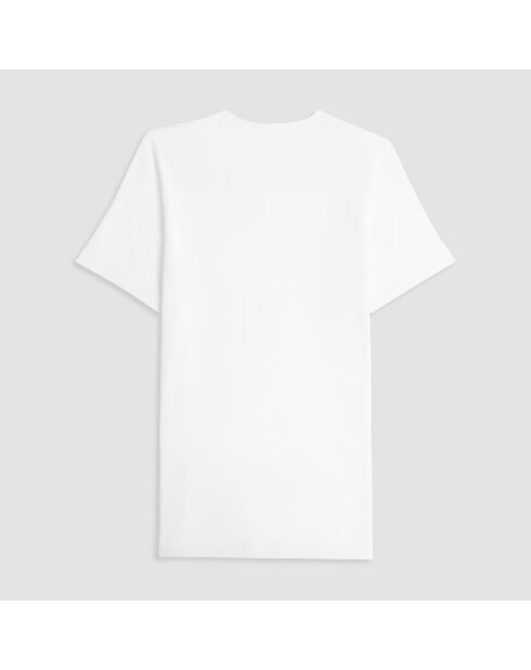 Maxence graues meliertes Kurzarm-T-Shirt mit Rundhalsausschnitt