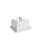 Beurrier avec couvercle HC Heart to Heart blanc - 10,8 x 8,9 x 8,9 cm