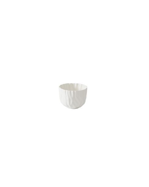 Bol à snack Mascali blanc - 8,255x22,225x22,225 cm