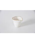 Pot à crème / pichet blanc - 36x4x3,25 cm
