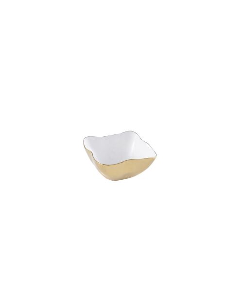Bol à snack carré Moonlight blanc - 36x5x4,5 cm