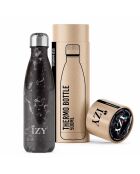 Botella aislante original de mármol negro - 500 ml