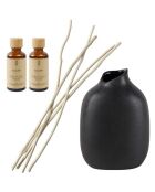 Diffuseur 300 ml et 5 bâtonnets et 2 recharges de 50 ml Elemental harmony noir mat