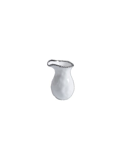 Pot à crème / pichet Salerno blanc - 10,2 x 8,9 x 14,6 cm