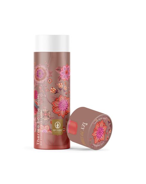 Pip Studio Viva La Vida roze geïsoleerde fles - 500 ml