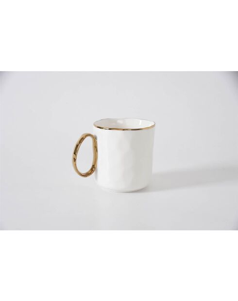 Tasse Alba blanche - 36x5x3,5 cm