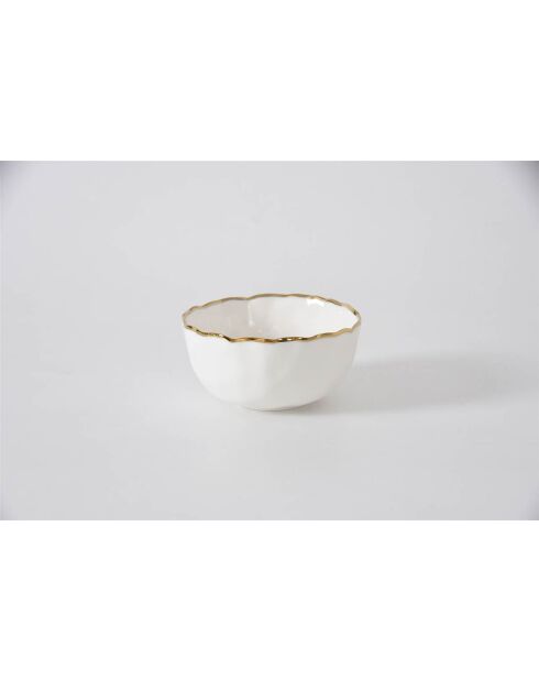 Mini bol à snack blanc - 24x4x4 cm