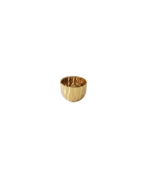 Bol à snack Mascali d’Oro doré - 24x4x4 cm