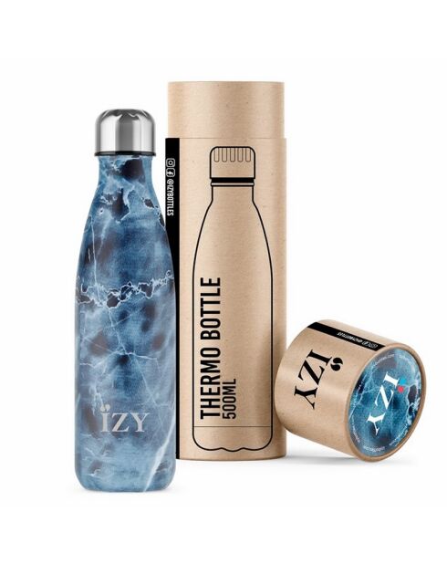 Bouteille isotherme Original marbre bleue - 500 ml