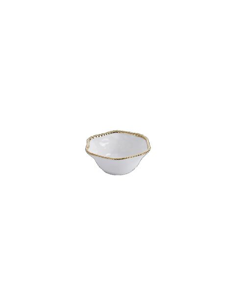 Bol moyen Golden Salerno blanc - 15,2x15,2x7cm