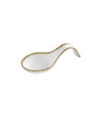 Repose-cuillère Golden Salerno blanc - 24,1x10,2x10,2cm