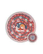 Coffret de 4 sets de table et dessous de verre Voyage de Noël multicolore - 29x21,5x5 cm