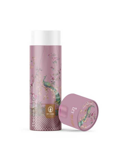 Pip Studio Okinawa roze geïsoleerde fles - 500 ml