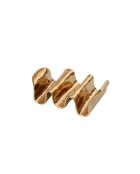Gouden taco-standaard - 19,1x12,7x3,8 cm