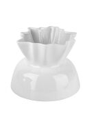 Vase Sérénité Nordique blanc brillant - 19x15x19 cm