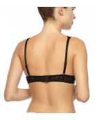 Zwarte gevoerde bralette Riru