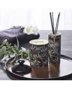 Bougie parfumée en pot de porcelaine Jungle Monkey - Noir - Jasmin & Ylang-Ylang - 315 g