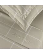 Drap plat en satin de coton - Arthur Taupe