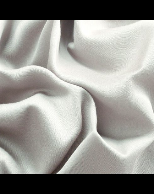 Parure maxi drap plat + drap-housse + taies carrées en satin de coton - Uni 1 baratta Taupe 05