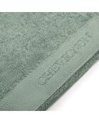 Lot de 2 serviettes de bain vert bouteille - 2x70x140 cm