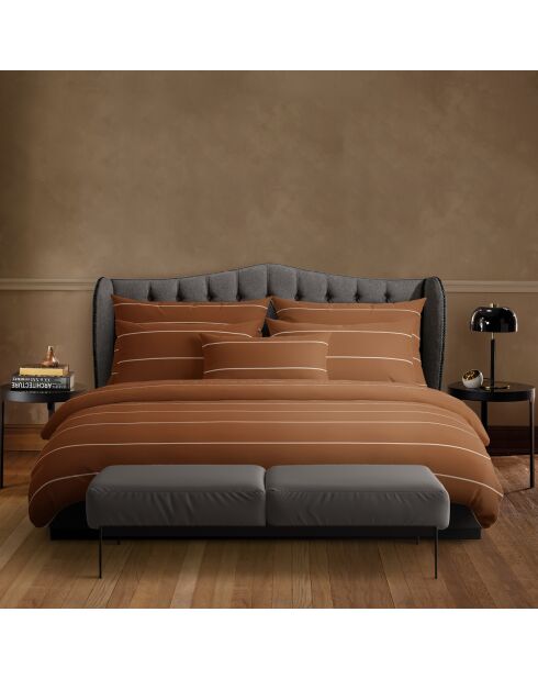 Drap plat en satin de coton Charles Brown