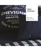 Taie d'oreiller en coton Just Sports bleue - 70x90 cm
