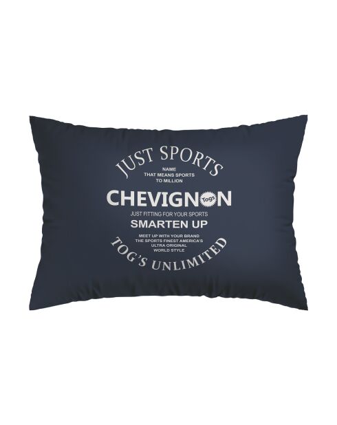 Taie d'oreiller en coton Just Sports bleue - 70x90 cm