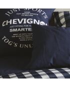 Taie d'oreiller en coton Just Sports bleue - 70x90 cm