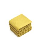 Serviette d'invité en coton peigné LT Jaune Lagon - 4x(30x30 cm)