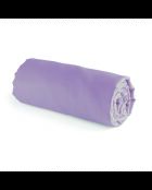 Drap-housse en satin de coton - Uni Violet 01