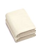 Lot de 2 serviettes de bain ivoire - 70x140 cm
