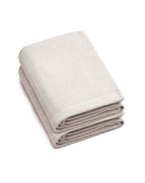 Lot de 2 serviettes de bain Sable - 70x140 cm