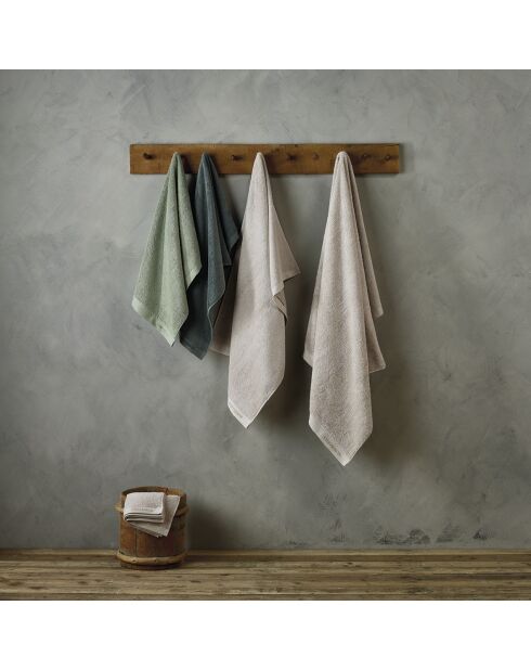 Lot de 2 serviettes de bain Sable - 70x140 cm