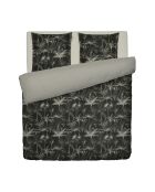 Parure housse de couette en satin de coton - Eden noir