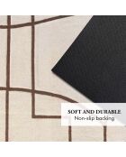 Tapis beige Anouk - 60x80 cm