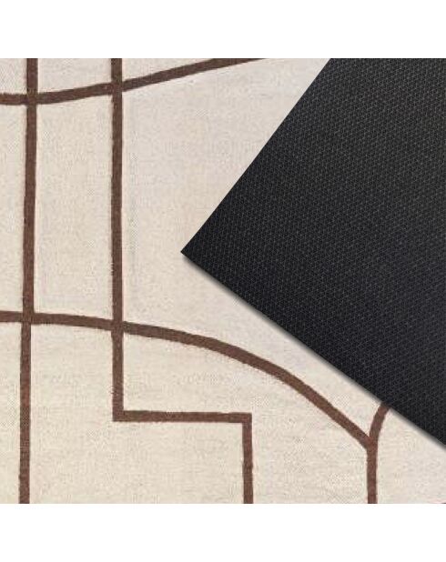 Tapis beige Anouk - 60x80 cm