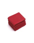 Serviette d'invité en coton peigné LT Rouge Lagon - 4x(30x30 cm)